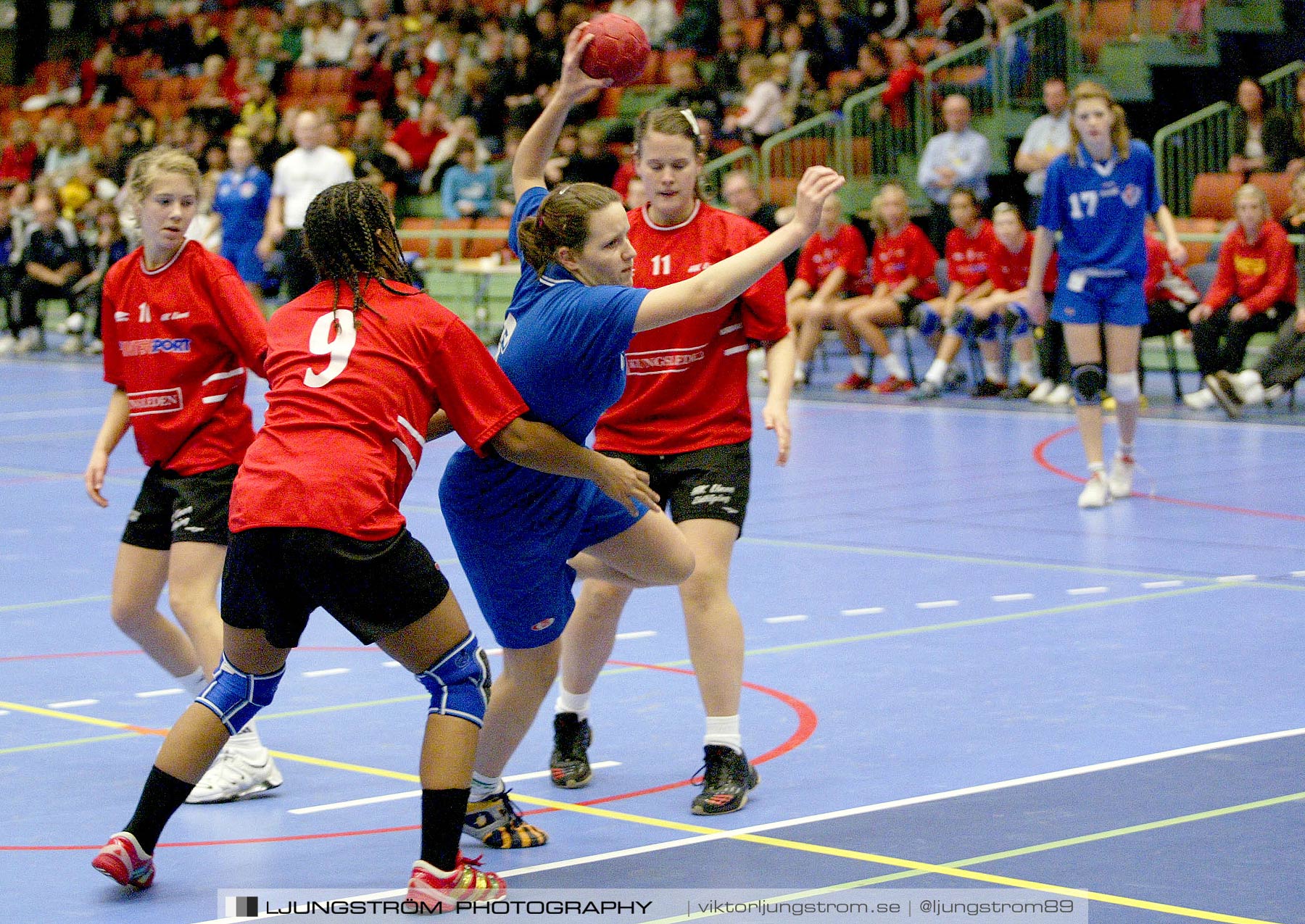 Skadevi Handbollscup 2005 B-flickor A-FINAL Torslanda HK-HK Linne,dam,Arena Skövde,Skövde,Sverige,Handboll,,2005,244737