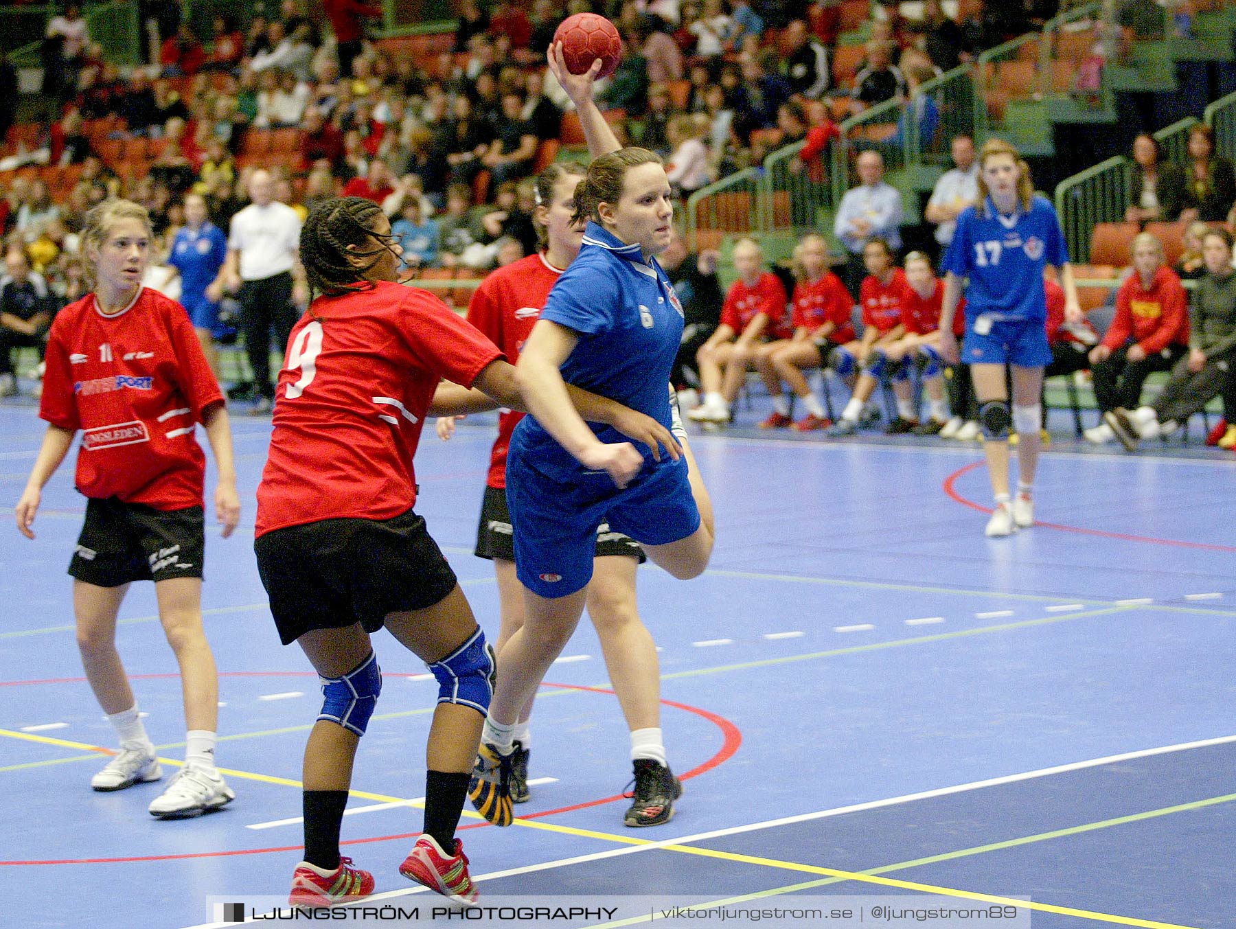 Skadevi Handbollscup 2005 B-flickor A-FINAL Torslanda HK-HK Linne,dam,Arena Skövde,Skövde,Sverige,Handboll,,2005,244738