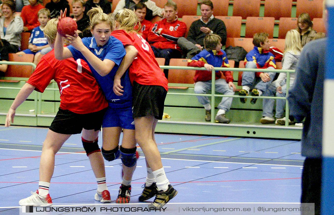 Skadevi Handbollscup 2005 B-flickor A-FINAL Torslanda HK-HK Linne,dam,Arena Skövde,Skövde,Sverige,Handboll,,2005,244741