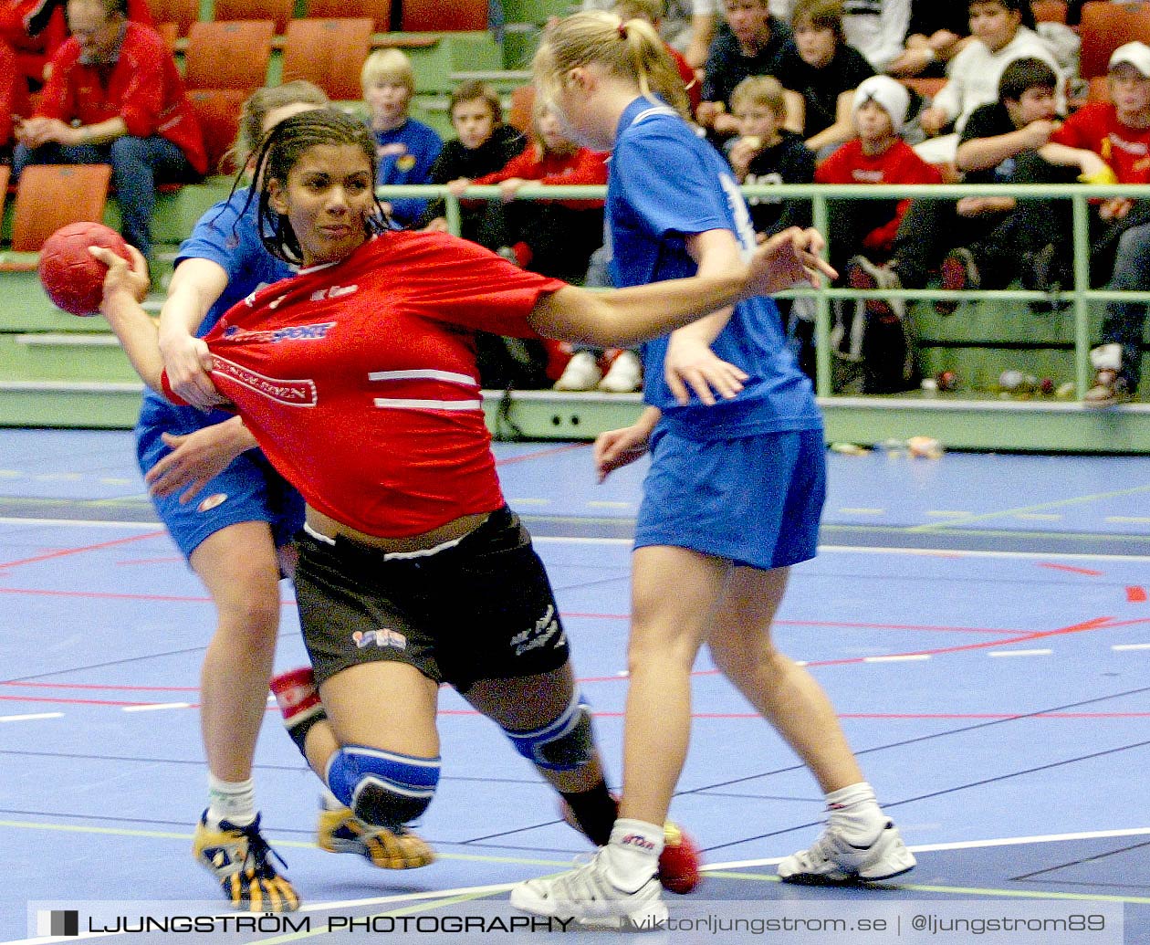 Skadevi Handbollscup 2005 B-flickor A-FINAL Torslanda HK-HK Linne,dam,Arena Skövde,Skövde,Sverige,Handboll,,2005,244754