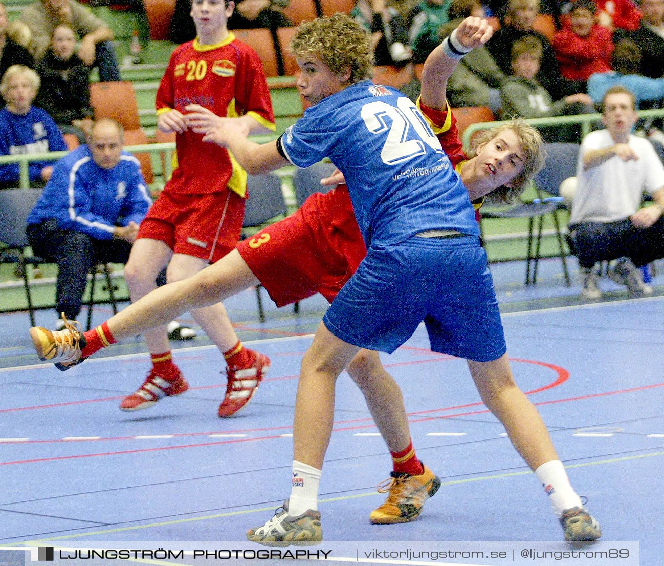 Skadevi Handbollscup 2005 B-pojkar A-FINAL IFK Skövde HK-Tyresö HF,herr,Arena Skövde,Skövde,Sverige,Handboll,,2005,244773