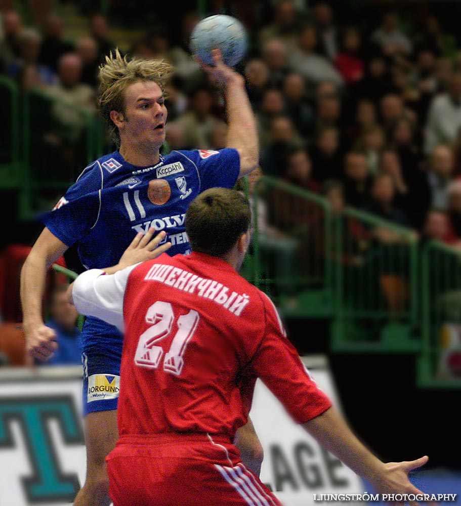 EHF-cupen IFK Skövde HK-Dynamo Astrakhan 28-26,herr,Arena Skövde,Skövde,Sverige,Handboll,,2005,9687