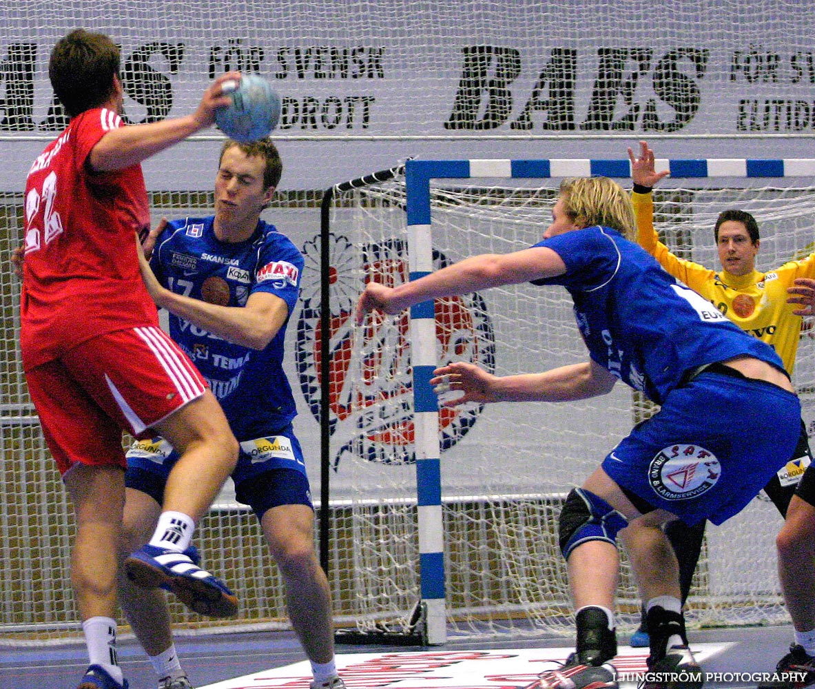 EHF-cupen IFK Skövde HK-Dynamo Astrakhan 28-26,herr,Arena Skövde,Skövde,Sverige,Handboll,,2005,9690
