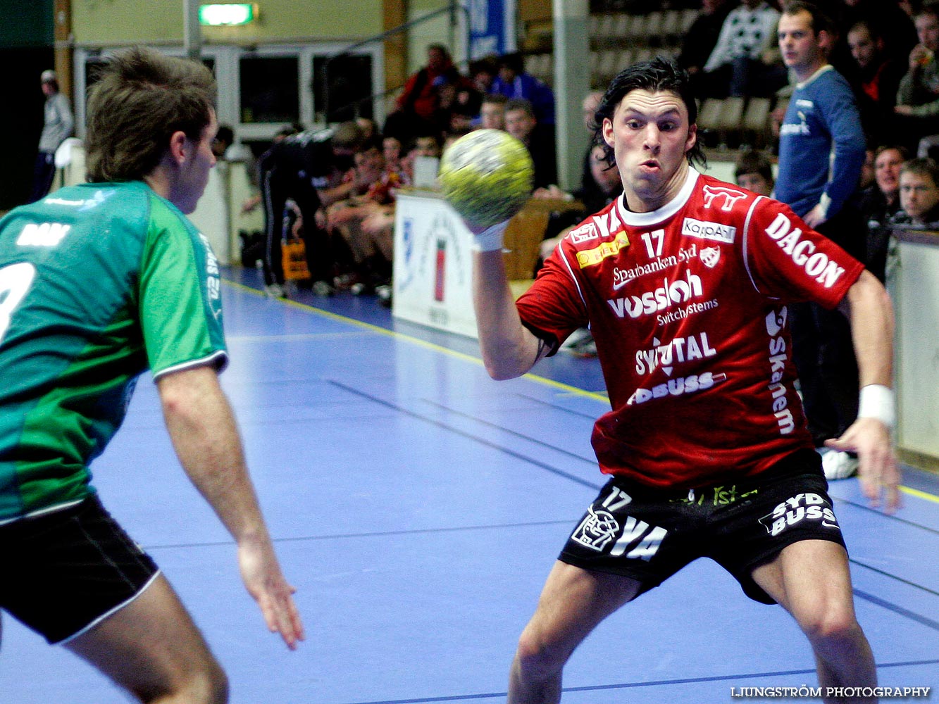 Knistad Cup IFK Ystad-Viborg HK 35-33,herr,Skövde Idrottshall,Skövde,Sverige,Handboll,,2006,6623