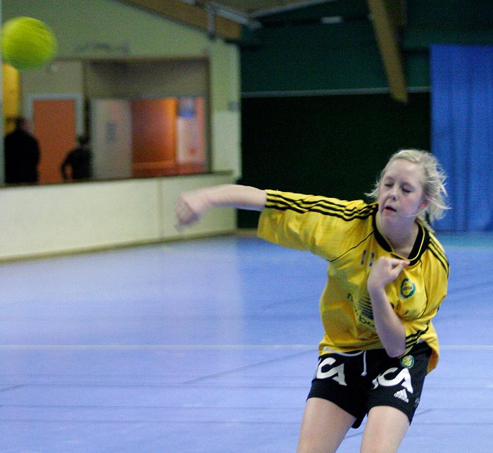 ICA-cupen Steg 4 Flickor IK Sävehof-IF Hellton 24-18,dam,Skövde Idrottshall,Skövde,Sverige,Ungdoms-SM,Handboll,2006,6508