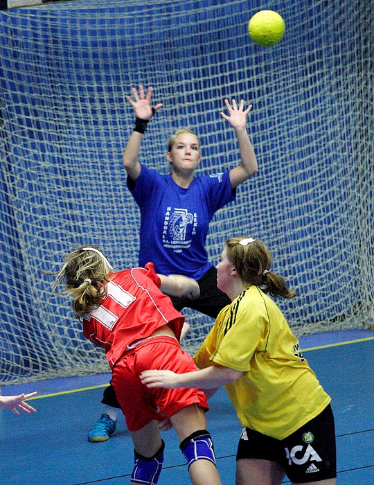 ICA-cupen Steg 4 Flickor IK Sävehof-IF Hellton 24-18,dam,Skövde Idrottshall,Skövde,Sverige,Ungdoms-SM,Handboll,2006,6511