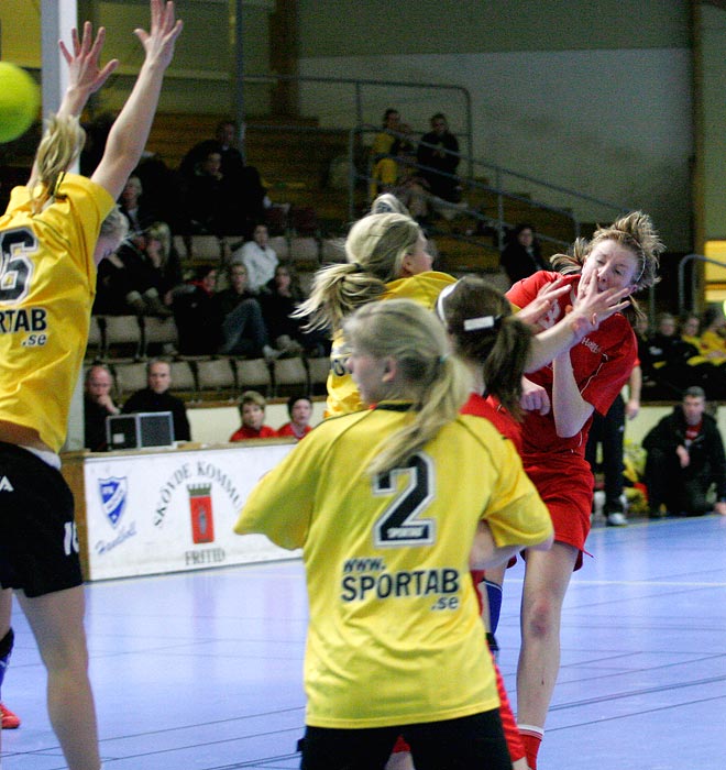 ICA-cupen Steg 4 Flickor IK Sävehof-IF Hellton 24-18,dam,Skövde Idrottshall,Skövde,Sverige,Ungdoms-SM,Handboll,2006,6514