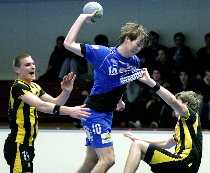 Herrjunior-SM Steg 3 IFK Skövde HK-Hammarby IF 26-30,herr,Skövde Idrottshall,Skövde,Sverige,Ungdoms-SM,Handboll,2006,4589