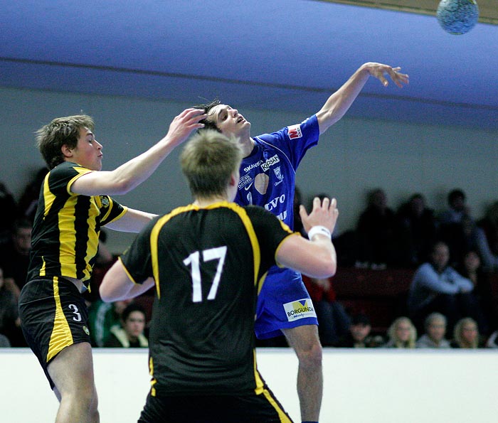 Herrjunior-SM Steg 3 IFK Skövde HK-Hammarby IF 26-30,herr,Skövde Idrottshall,Skövde,Sverige,Ungdoms-SM,Handboll,2006,4596