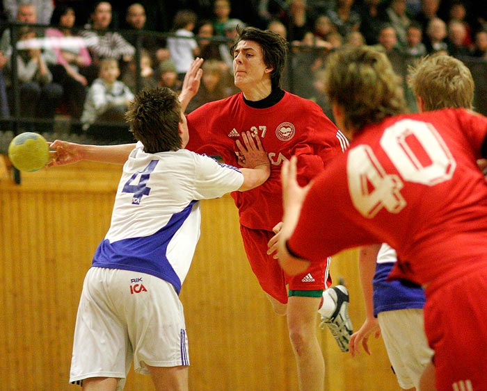Pojk-SM Steg 4 HK Guldkroken-Redbergslids IK 18-37,herr,Guldkrokshallen,Hjo,Sverige,Ungdoms-SM,Handboll,2007,10072