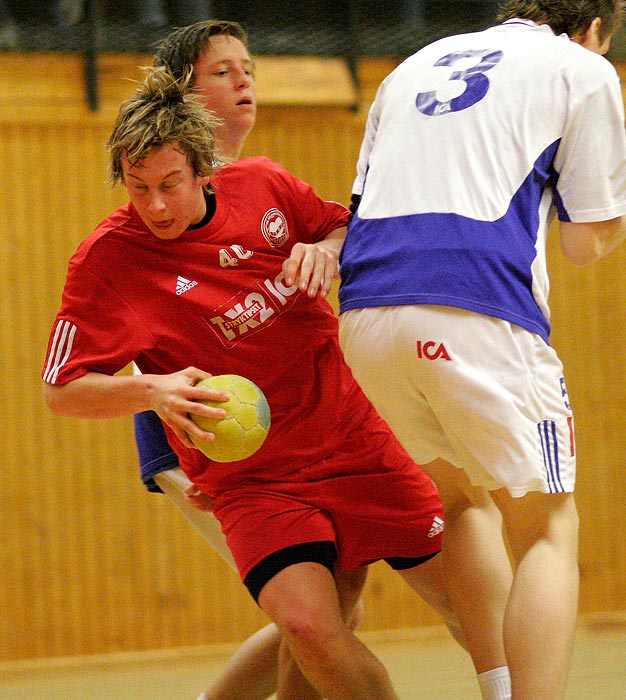 Pojk-SM Steg 4 HK Guldkroken-Redbergslids IK 18-37,herr,Guldkrokshallen,Hjo,Sverige,Ungdoms-SM,Handboll,2007,10075