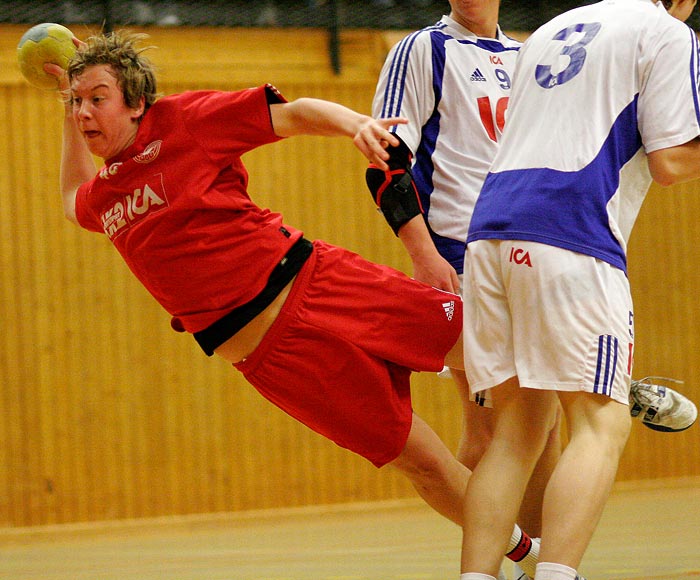 Pojk-SM Steg 4 HK Guldkroken-Redbergslids IK 18-37,herr,Guldkrokshallen,Hjo,Sverige,Ungdoms-SM,Handboll,2007,10076