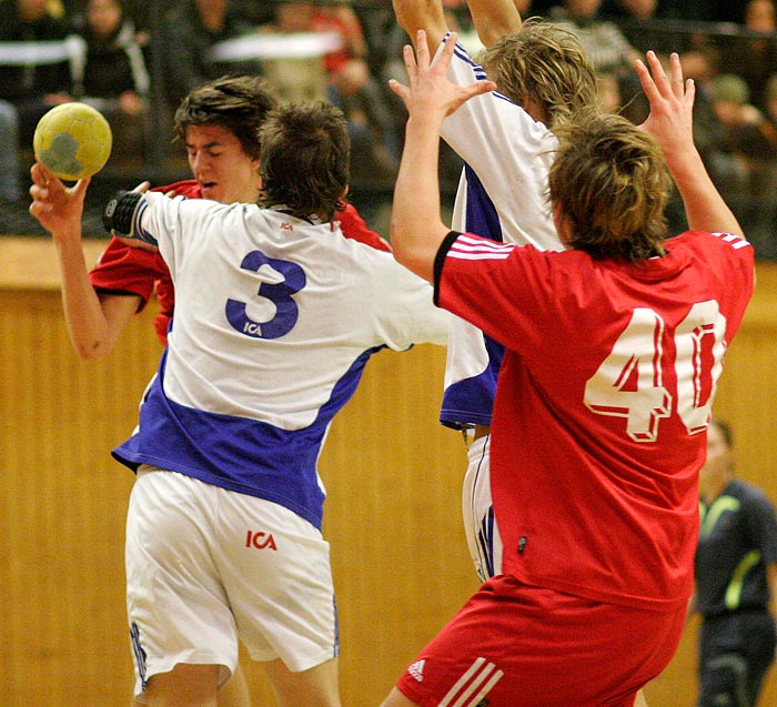Pojk-SM Steg 4 HK Guldkroken-Redbergslids IK 18-37,herr,Guldkrokshallen,Hjo,Sverige,Ungdoms-SM,Handboll,2007,10077