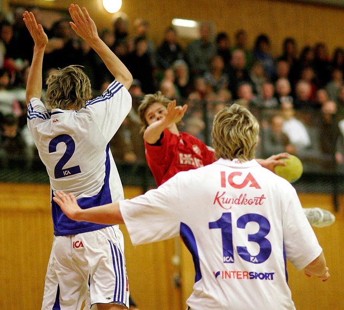 Pojk-SM Steg 4 HK Guldkroken-Redbergslids IK 18-37,herr,Guldkrokshallen,Hjo,Sverige,Ungdoms-SM,Handboll,2007,10079