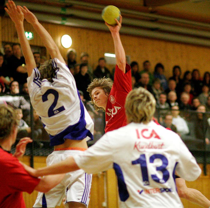 Pojk-SM Steg 4 HK Guldkroken-Redbergslids IK 18-37,herr,Guldkrokshallen,Hjo,Sverige,Ungdoms-SM,Handboll,2007,10080