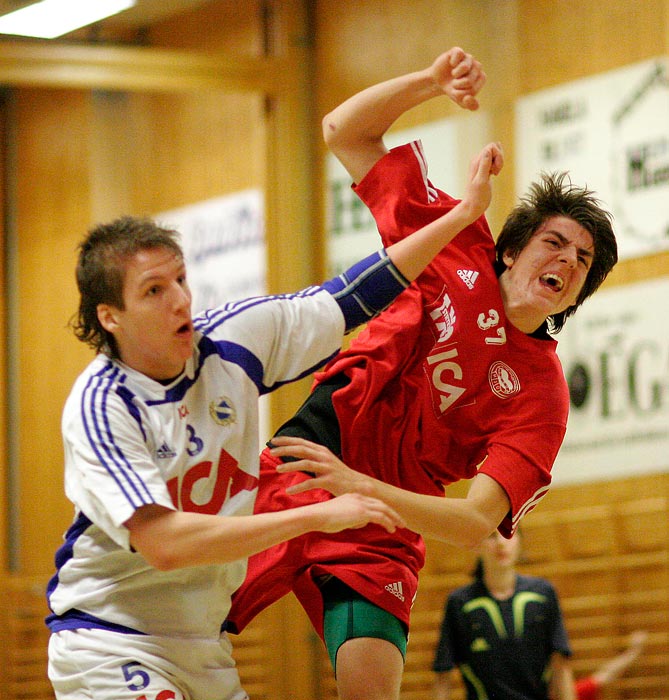 Pojk-SM Steg 4 HK Guldkroken-Redbergslids IK 18-37,herr,Guldkrokshallen,Hjo,Sverige,Ungdoms-SM,Handboll,2007,10082