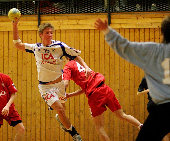 Pojk-SM Steg 4 HK Guldkroken-Redbergslids IK 18-37,herr,Guldkrokshallen,Hjo,Sverige,Ungdoms-SM,Handboll,2007,10088