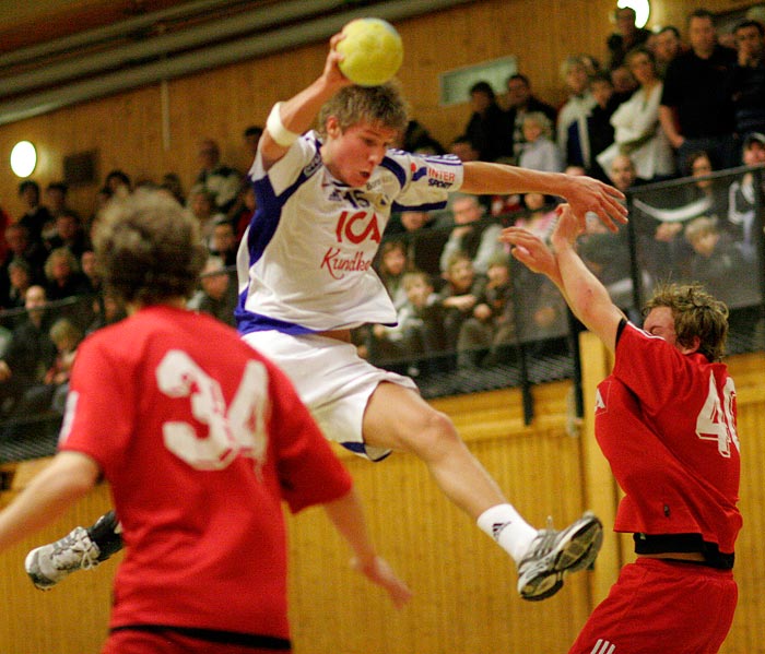 Pojk-SM Steg 4 HK Guldkroken-Redbergslids IK 18-37,herr,Guldkrokshallen,Hjo,Sverige,Ungdoms-SM,Handboll,2007,10089
