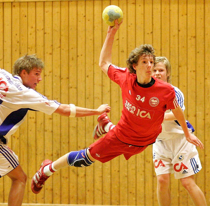 Pojk-SM Steg 4 HK Guldkroken-Redbergslids IK 18-37,herr,Guldkrokshallen,Hjo,Sverige,Ungdoms-SM,Handboll,2007,10091