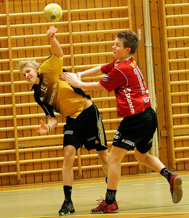 Pojk-SM Steg 4 IFK Ystad-Hästö IF 20-15,herr,Guldkrokshallen,Hjo,Sverige,Ungdoms-SM,Handboll,2007,10051