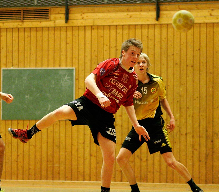 Pojk-SM Steg 4 IFK Ystad-Hästö IF 20-15,herr,Guldkrokshallen,Hjo,Sverige,Ungdoms-SM,Handboll,2007,10057