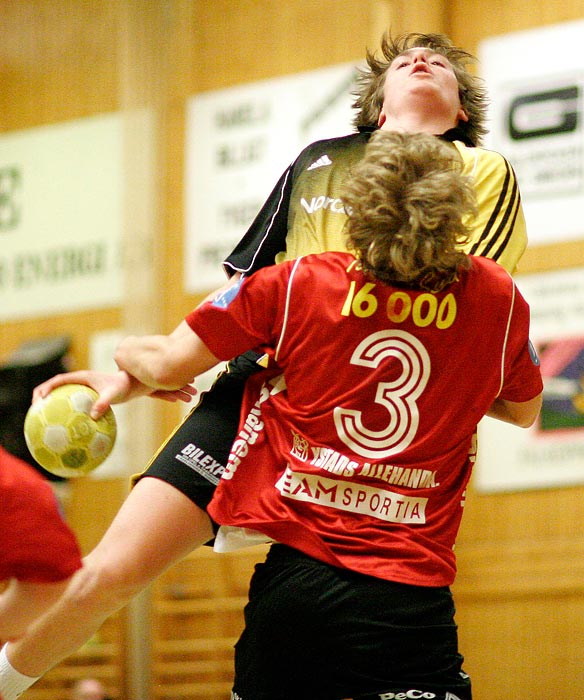 Pojk-SM Steg 4 IFK Ystad-Hästö IF 20-15,herr,Guldkrokshallen,Hjo,Sverige,Ungdoms-SM,Handboll,2007,10059