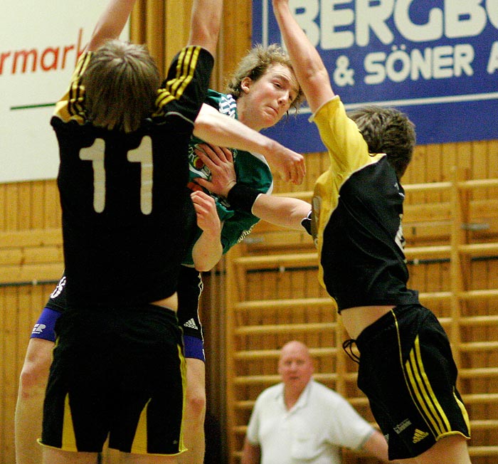 Pojk-SM Steg 4 HK Eskil-Hästö IF 24-18,herr,Guldkrokshallen,Hjo,Sverige,Ungdoms-SM,Handboll,2007,10130