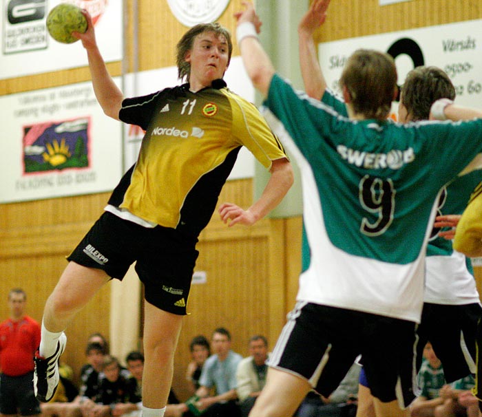 Pojk-SM Steg 4 HK Eskil-Hästö IF 24-18,herr,Guldkrokshallen,Hjo,Sverige,Ungdoms-SM,Handboll,2007,10143