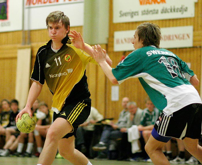 Pojk-SM Steg 4 HK Eskil-Hästö IF 24-18,herr,Guldkrokshallen,Hjo,Sverige,Ungdoms-SM,Handboll,2007,10144