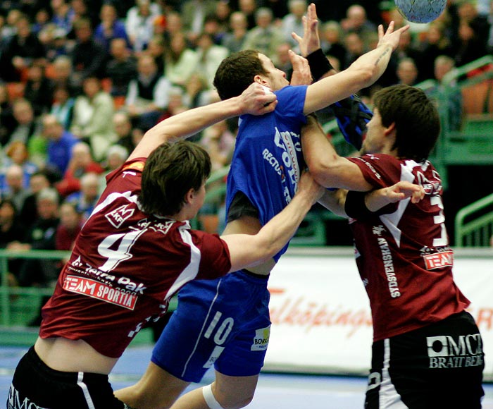 IFK Skövde HK-Lugi HF 1/4-final 2 24-19,herr,Arena Skövde,Skövde,Sverige,Handboll,,2007,4073