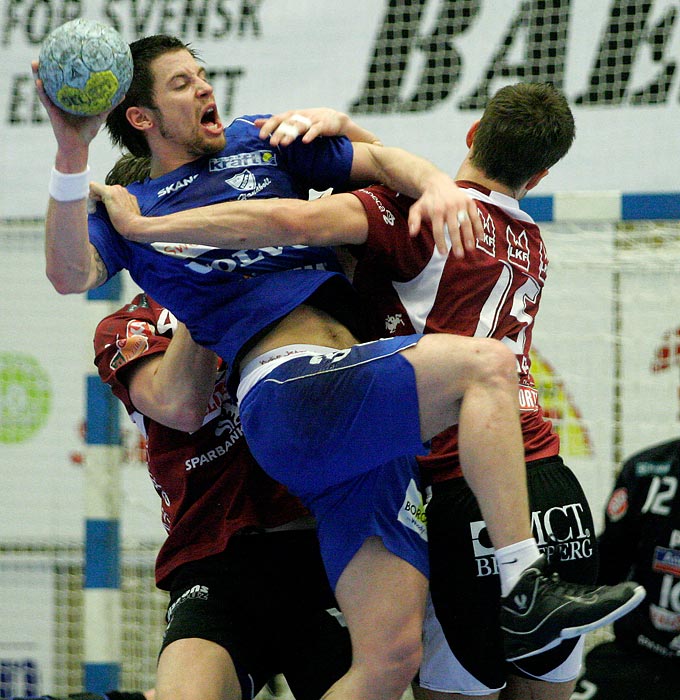 IFK Skövde HK-Lugi HF 1/4-final 4 32-27,herr,Arena Skövde,Skövde,Sverige,Handboll,,2007,3995