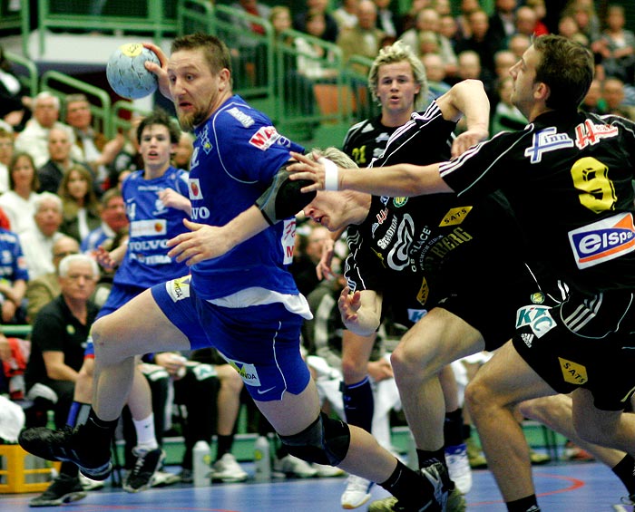 IFK Skövde HK-IK Sävehof 1/2-final 2 23-26,herr,Arena Skövde,Skövde,Sverige,Handboll,,2007,3884