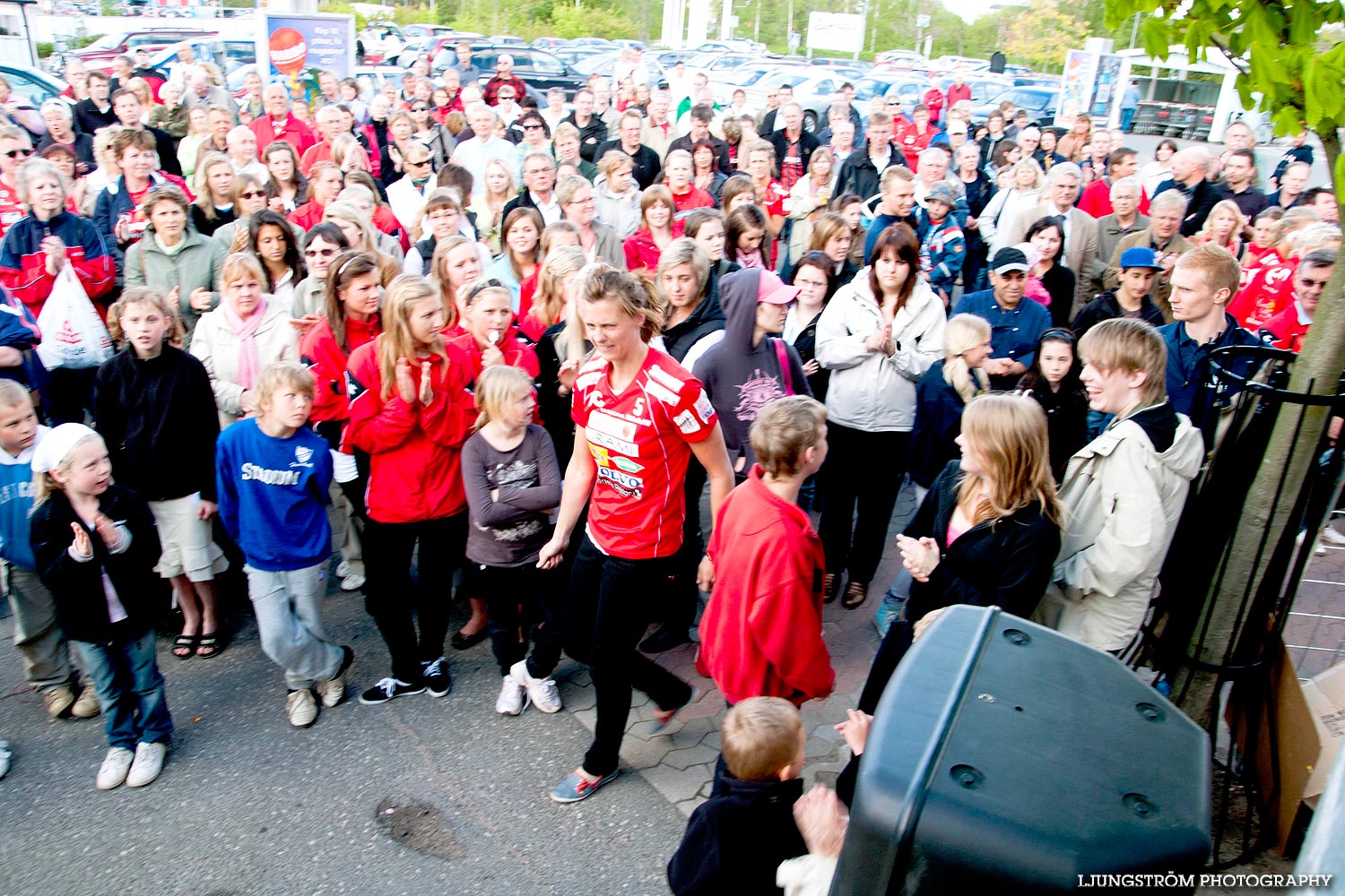 Firande SM-silver handboll,mix,Elins Esplanad,Skövde,Sverige,Övrigt,,2007,106342