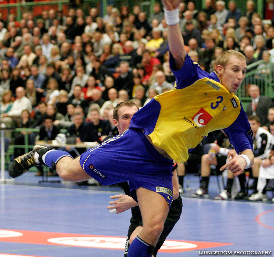 Landskamp Sverige-Tyskland 28-34,herr,Arena Skövde,Skövde,Sverige,Handboll,,2007,900