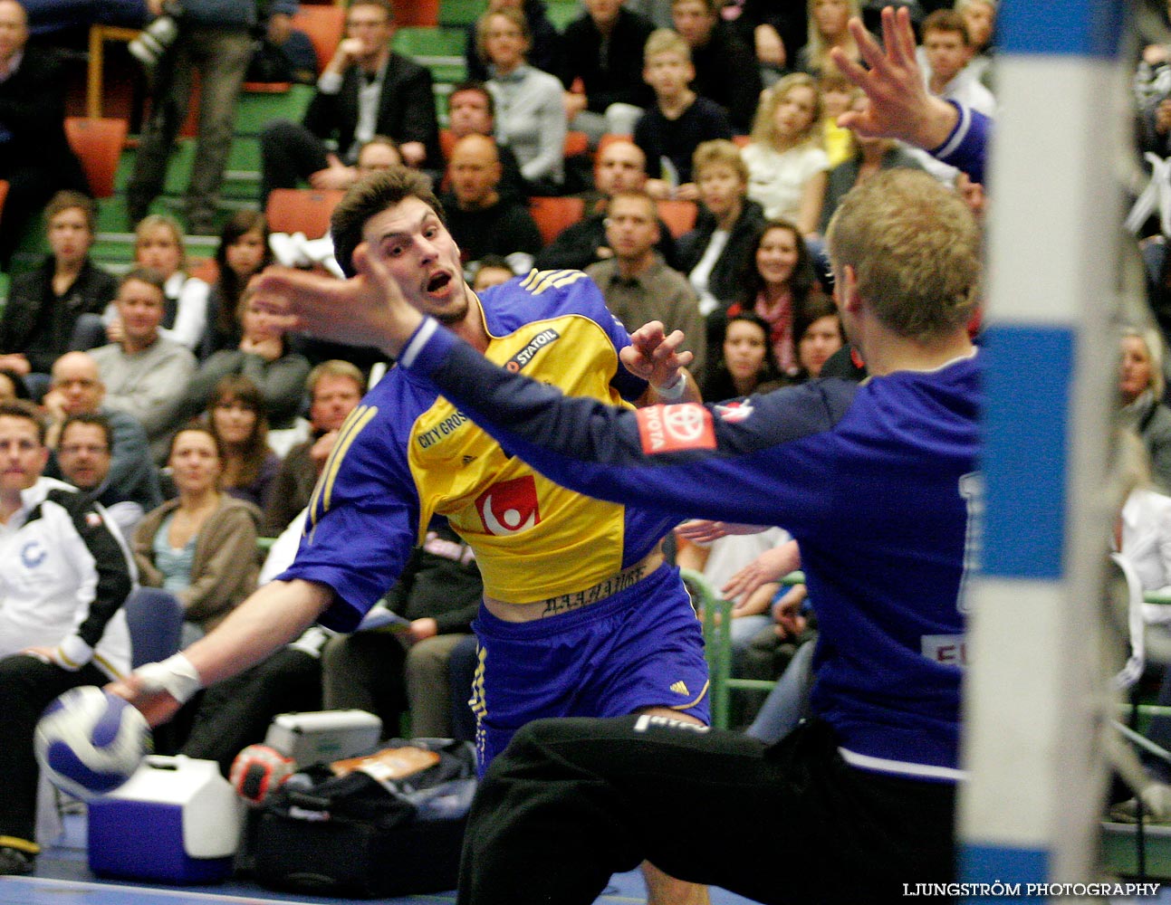 Landskamp Sverige-Tyskland 28-34,herr,Arena Skövde,Skövde,Sverige,Handboll,,2007,901