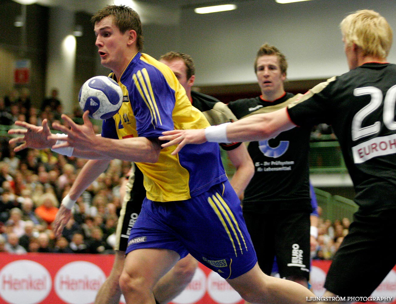 Landskamp Sverige-Tyskland 28-34,herr,Arena Skövde,Skövde,Sverige,Handboll,,2007,907
