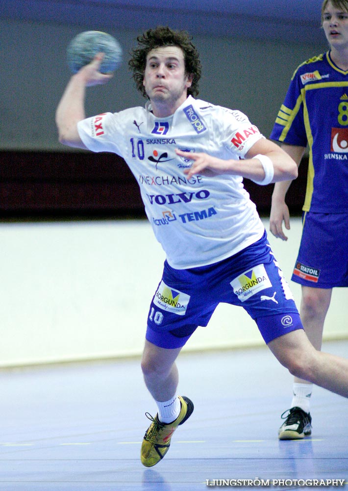 Träningsmatch IFK Skövde HK-Sverige U (88-89) 62-55,herr,Skövde Idrottshall,Skövde,Sverige,Handboll,,2008,13086