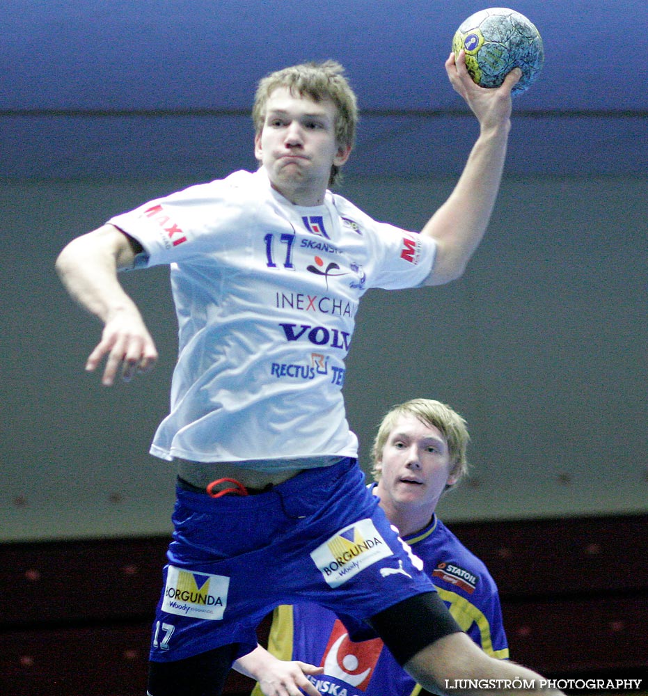 Träningsmatch IFK Skövde HK-Sverige U (88-89) 62-55,herr,Skövde Idrottshall,Skövde,Sverige,Handboll,,2008,13096