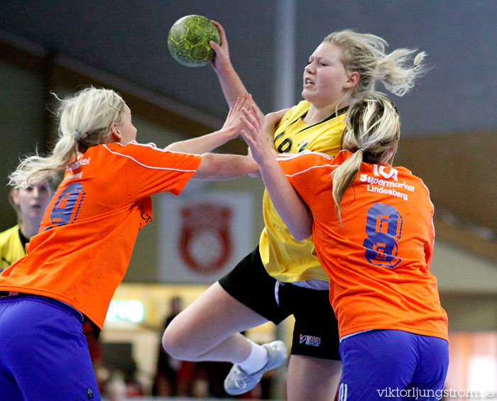 Flick-SM Steg 4 Lindeskolans IF-Eslövs IK 23-16,dam,Skövde Idrottshall,Skövde,Sverige,Handboll,,2009,13845