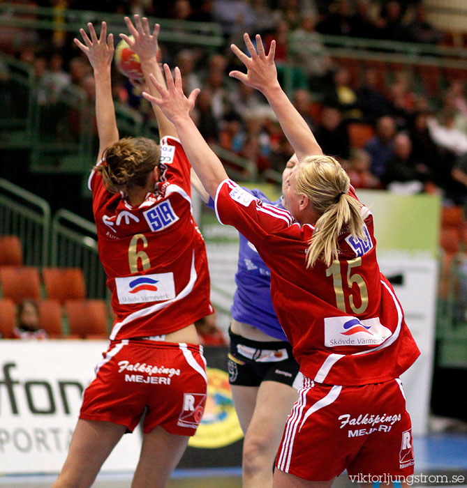 Skövde HF-IVH Västerås 1/2-final 1 27-24,dam,Arena Skövde,Skövde,Sverige,Handboll,,2009,15446