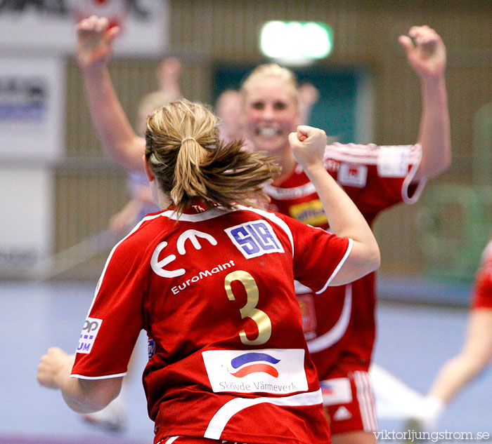 Skövde HF-IVH Västerås 1/2-final 1 27-24,dam,Arena Skövde,Skövde,Sverige,Handboll,,2009,15508