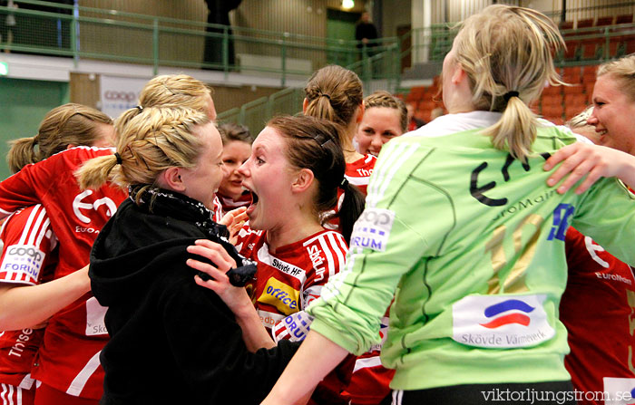 Skövde HF-IVH Västerås 1/2-final 1 27-24,dam,Arena Skövde,Skövde,Sverige,Handboll,,2009,15520