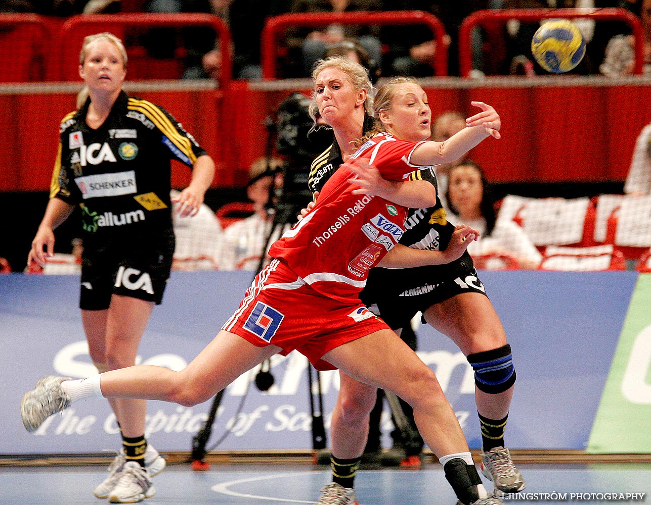 IK Sävehof-Skövde HF SM-FINAL Damer 32-19,dam,Ericsson Globe,Stockholm,Sverige,Handboll,,2009,16381