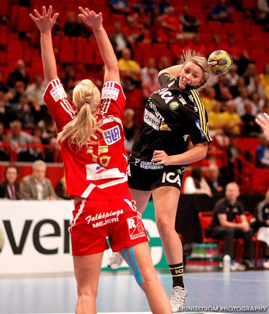 IK Sävehof-Skövde HF SM-FINAL Damer 32-19,dam,Ericsson Globe,Stockholm,Sverige,Handboll,,2009,16385