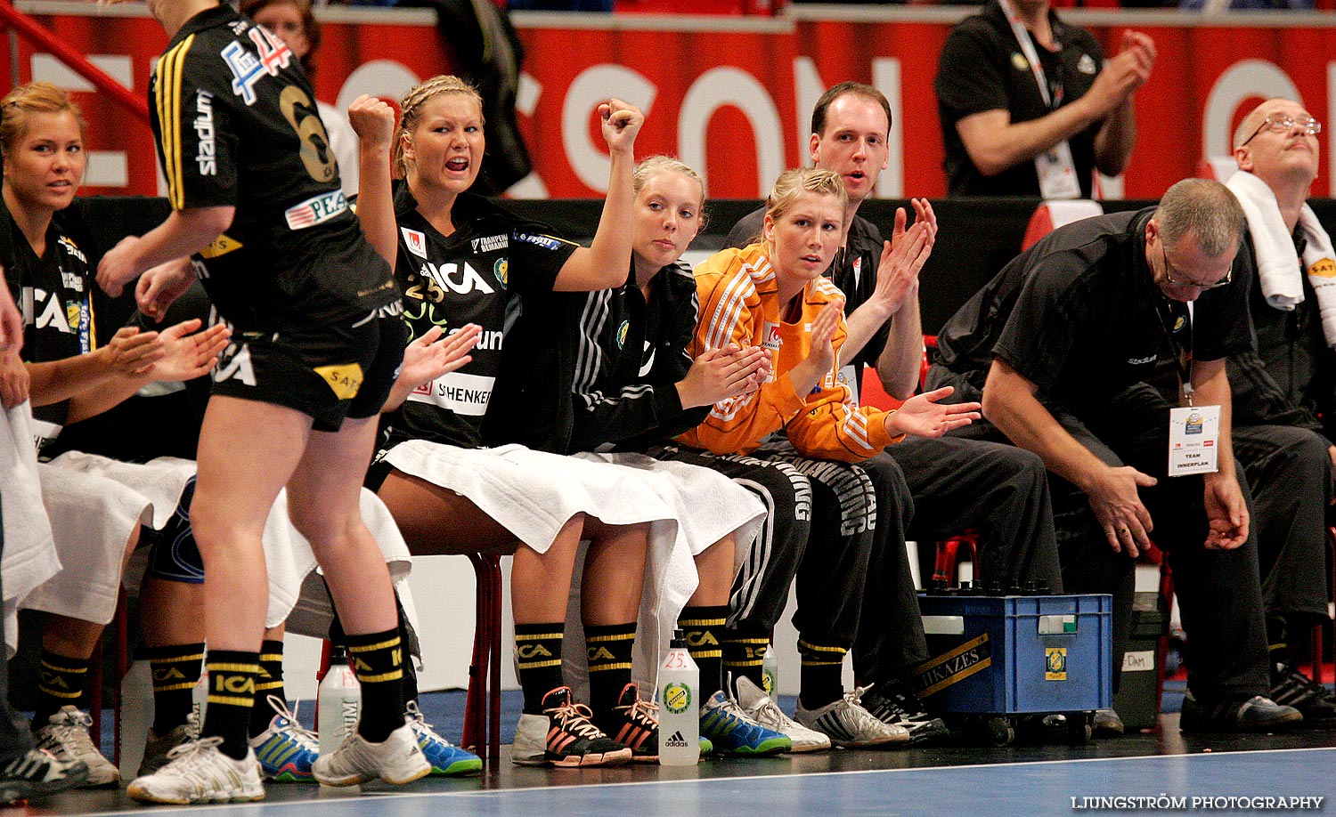 IK Sävehof-Skövde HF SM-FINAL Damer 32-19,dam,Ericsson Globe,Stockholm,Sverige,Handboll,,2009,16392