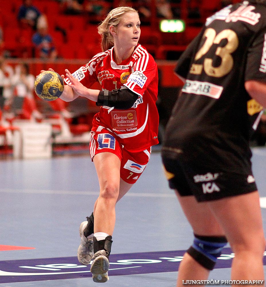 IK Sävehof-Skövde HF SM-FINAL Damer 32-19,dam,Ericsson Globe,Stockholm,Sverige,Handboll,,2009,16444