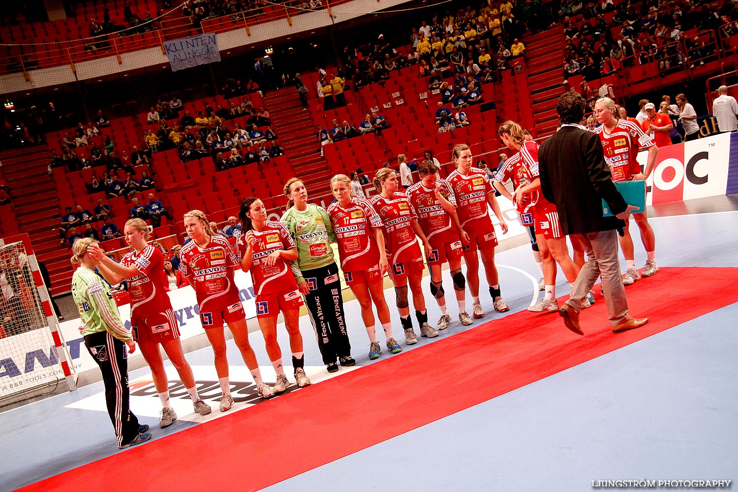 IK Sävehof-Skövde HF SM-FINAL Damer 32-19,dam,Ericsson Globe,Stockholm,Sverige,Handboll,,2009,16511