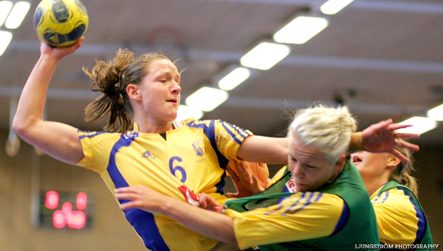 Träningsmatch Sverige-Västsverige 14-9, 16-4, 10-11,dam,Arena Skövde,Skövde,Sverige,Handboll,,2009,17414