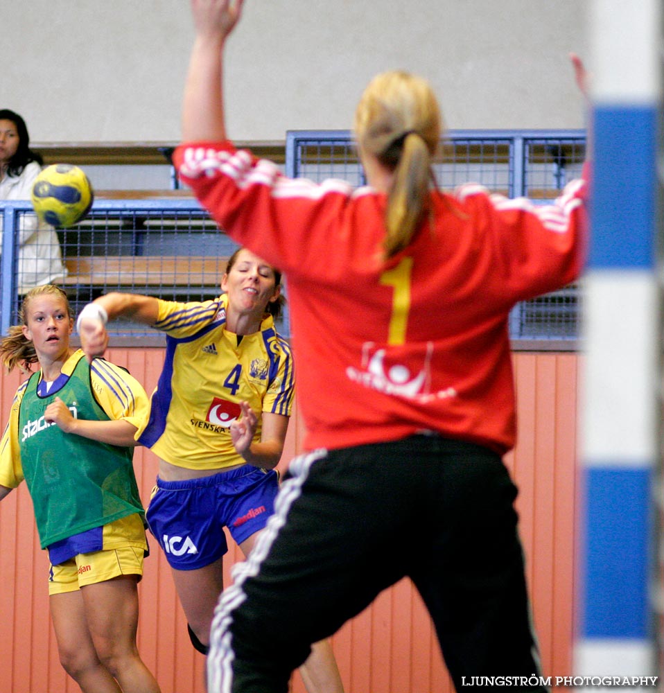 Träningsmatch Sverige-Västsverige 14-9, 16-4, 10-11,dam,Arena Skövde,Skövde,Sverige,Handboll,,2009,17419