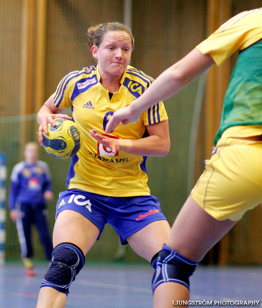 Träningsmatch Sverige-Västsverige 14-9, 16-4, 10-11,dam,Arena Skövde,Skövde,Sverige,Handboll,,2009,17424